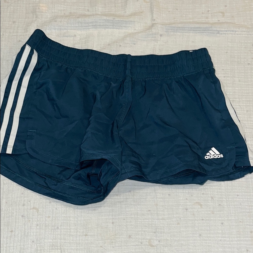 adidas Blue and Green Athletic Shorts